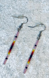 Pink Native American Beaded Bracelet & Earring Set